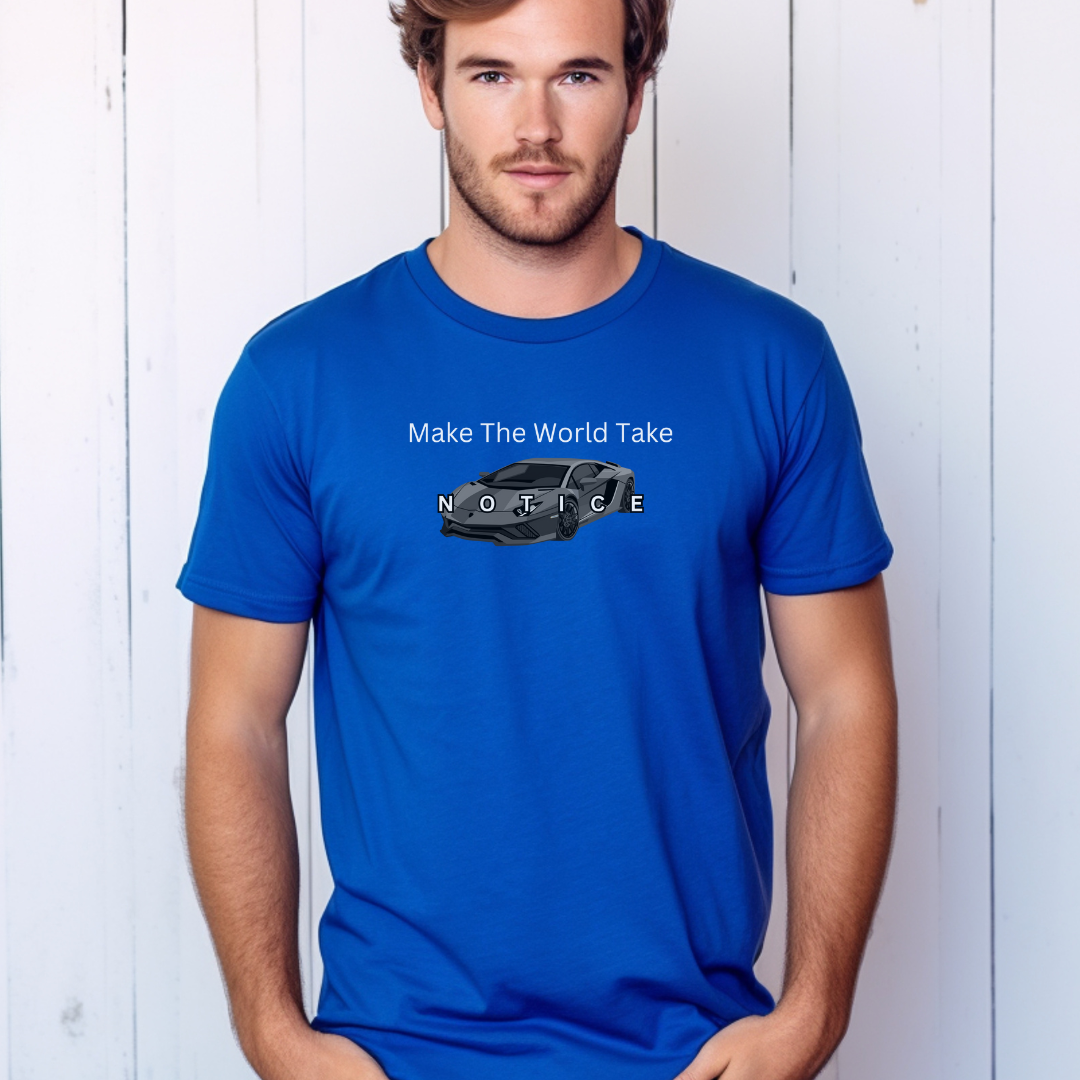 Make The World Take Notice Stylish T-Shirt for Men