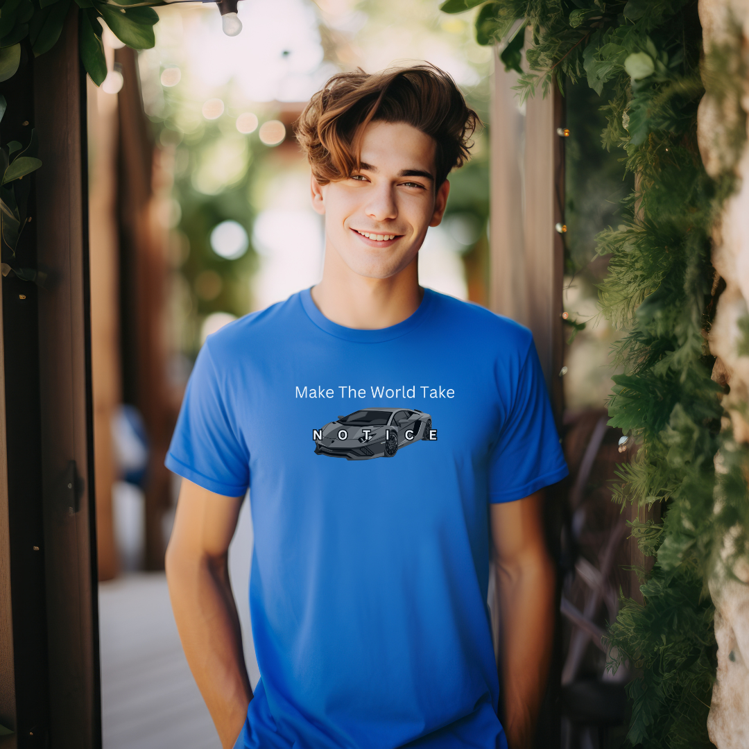 Make The World Take Notice Stylish T-Shirt for Men