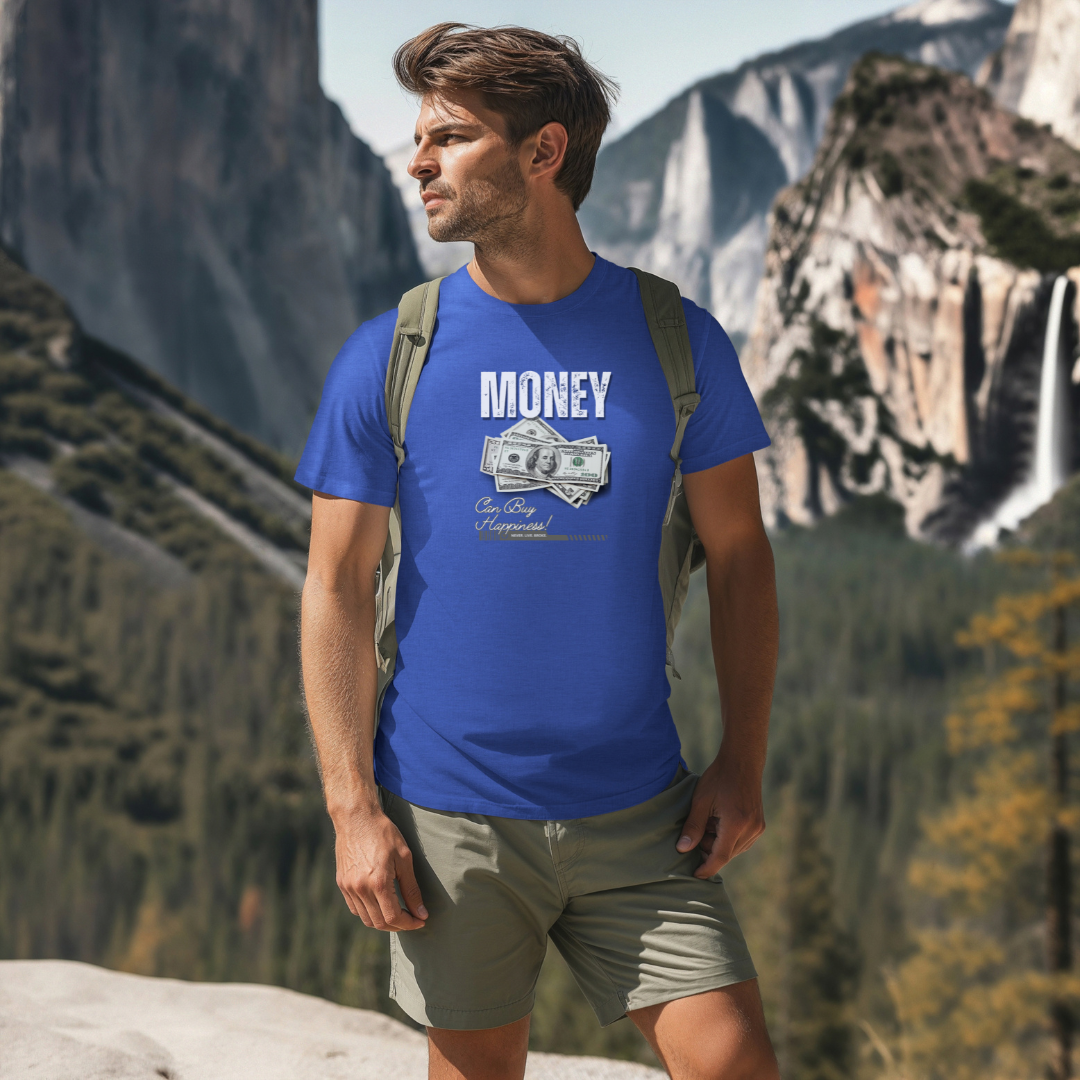 Never. Live. Broke. Stylish T-Shirt for Men