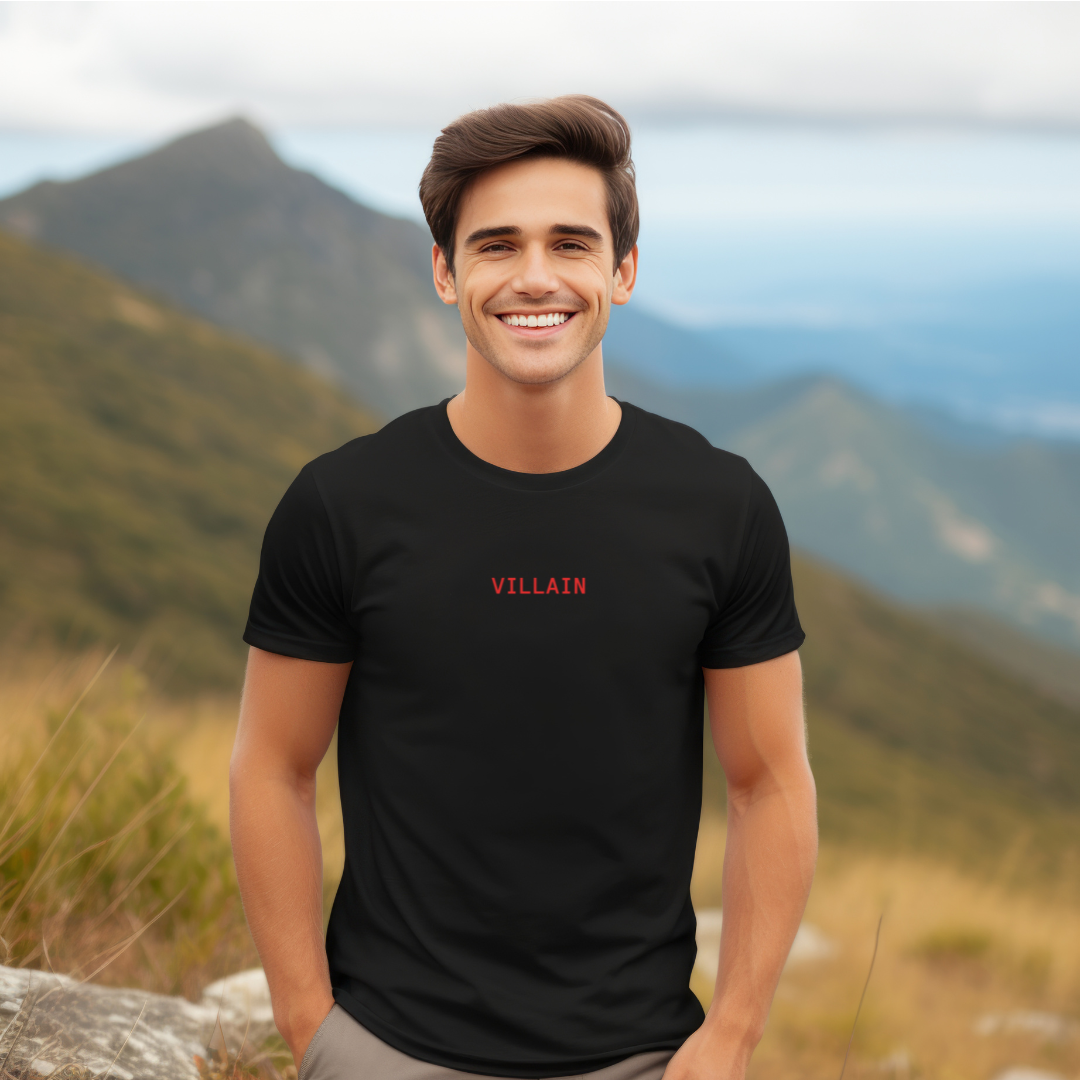 Villain Stylish T-Shirt for Men