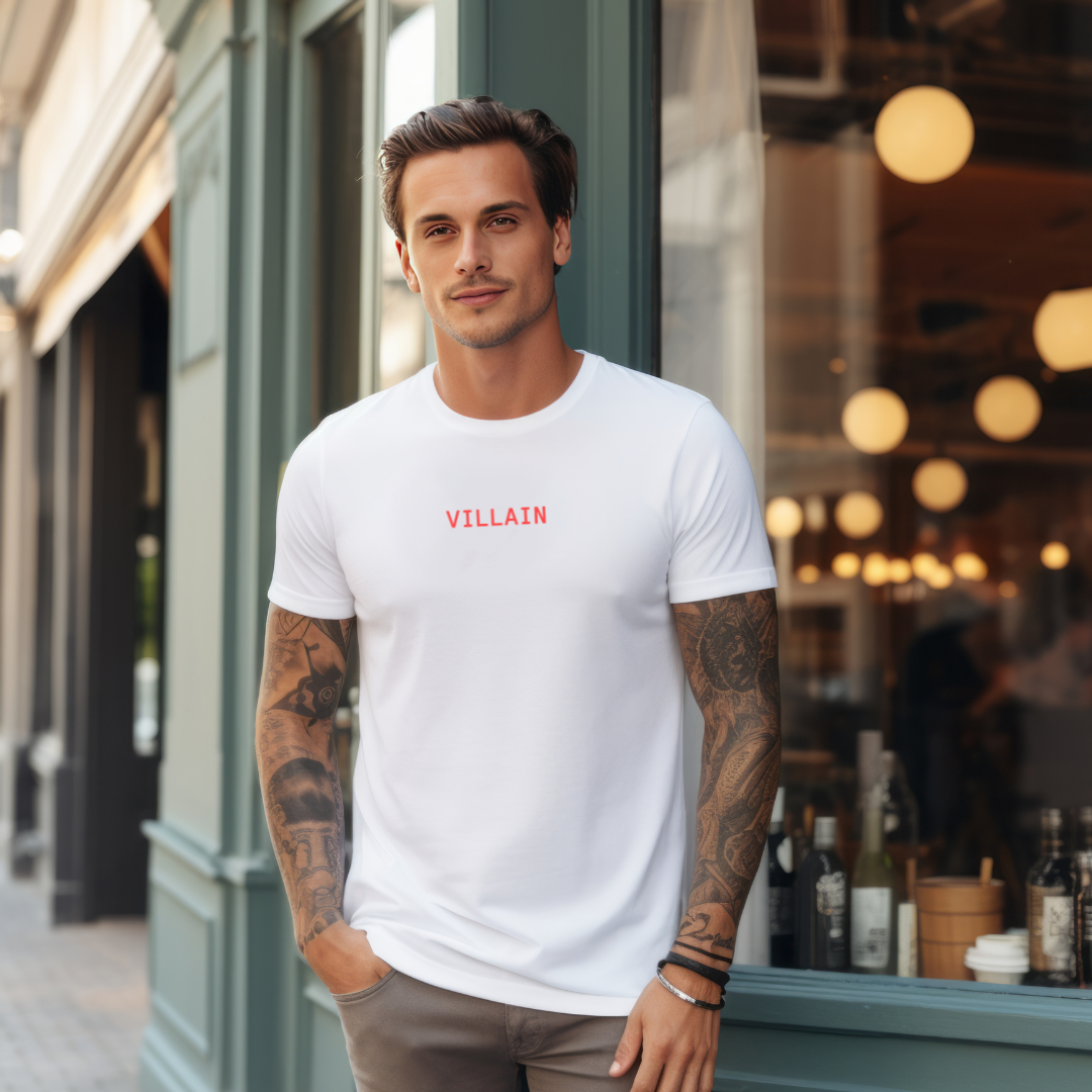 Villain Stylish T-Shirt for Men