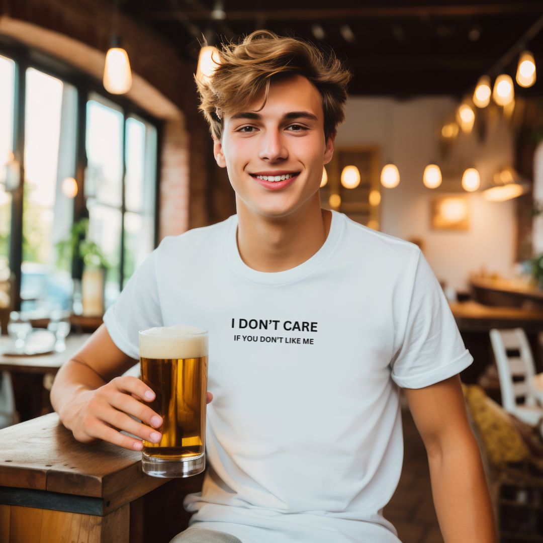 I Don't Care If You Don't Like ME Unisex Stylish T-Shirt for Men and Women
