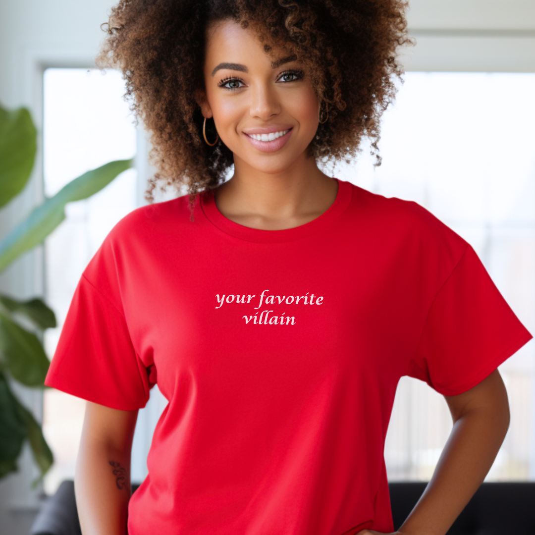Your Favorite Villain Stylish T-Shirt for Women