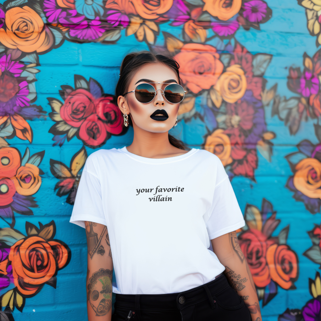 Your Favorite Villain Stylish T-Shirt for Women