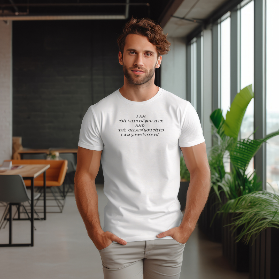 I Am The Villain You Seek Stylish T-Shirt for Men