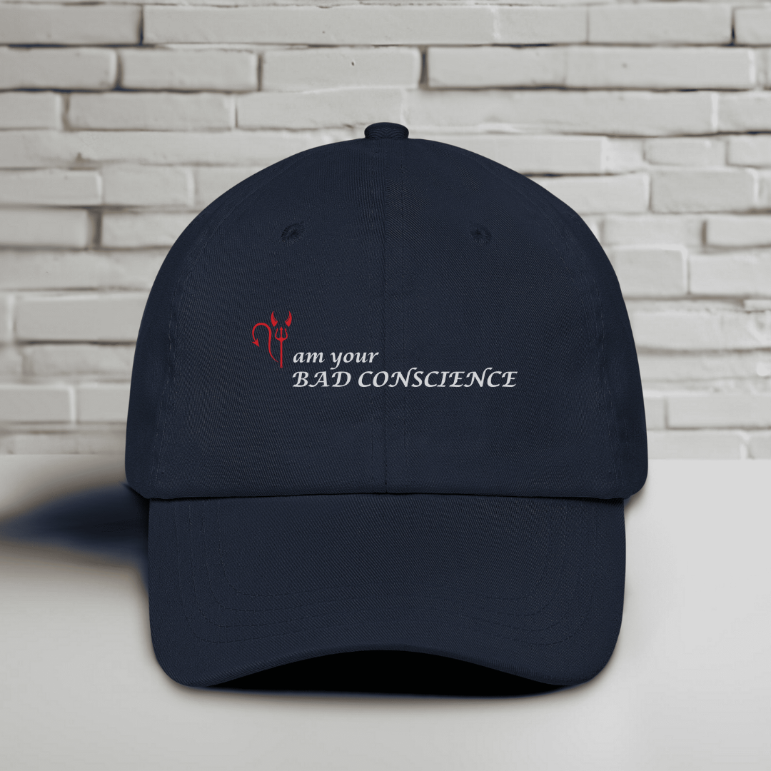 I Am Your Bad Conscience Embroidered Baseball Cap