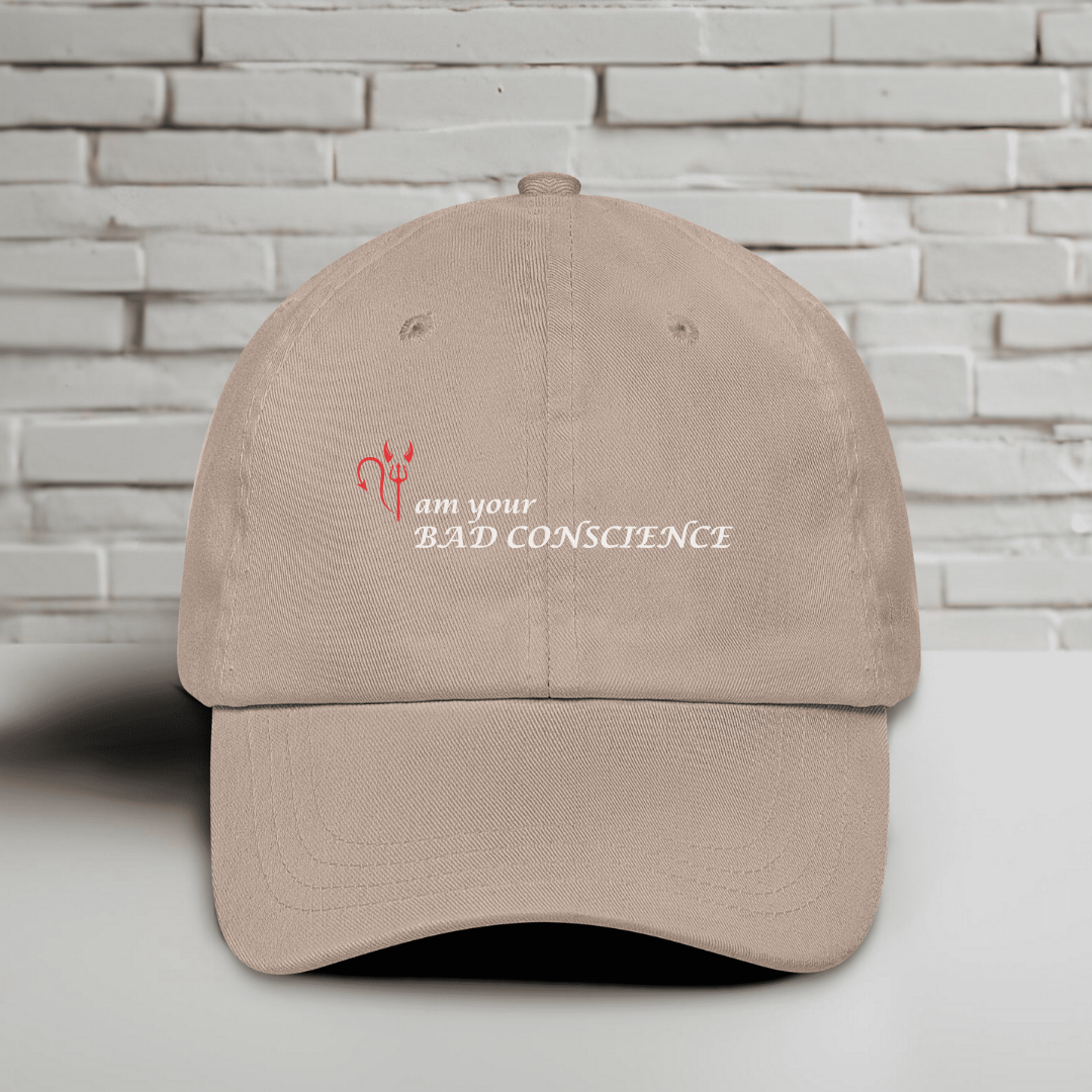 I Am Your Bad Conscience Embroidered Baseball Cap