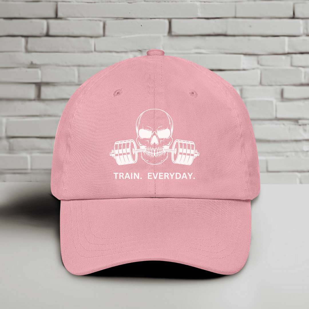 Train. Everyday. Embroidered Baseball Cap