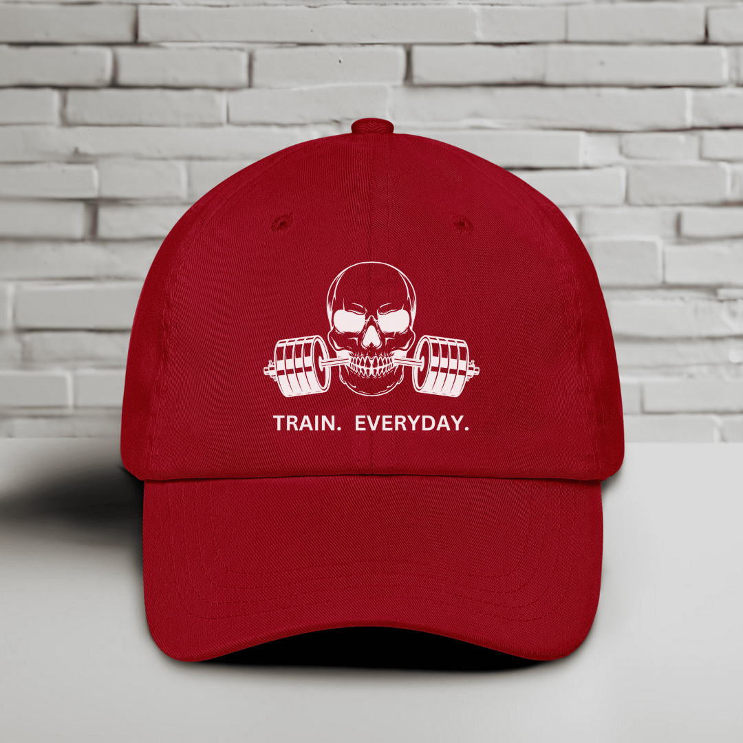 Train. Everyday. Embroidered Baseball Cap