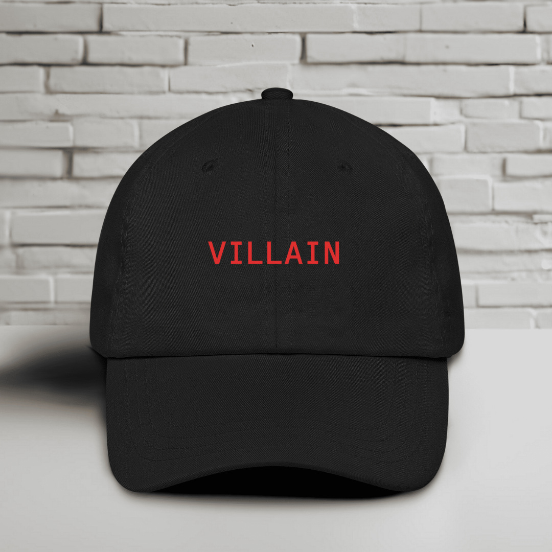 Villain Embroidered Baseball Cap