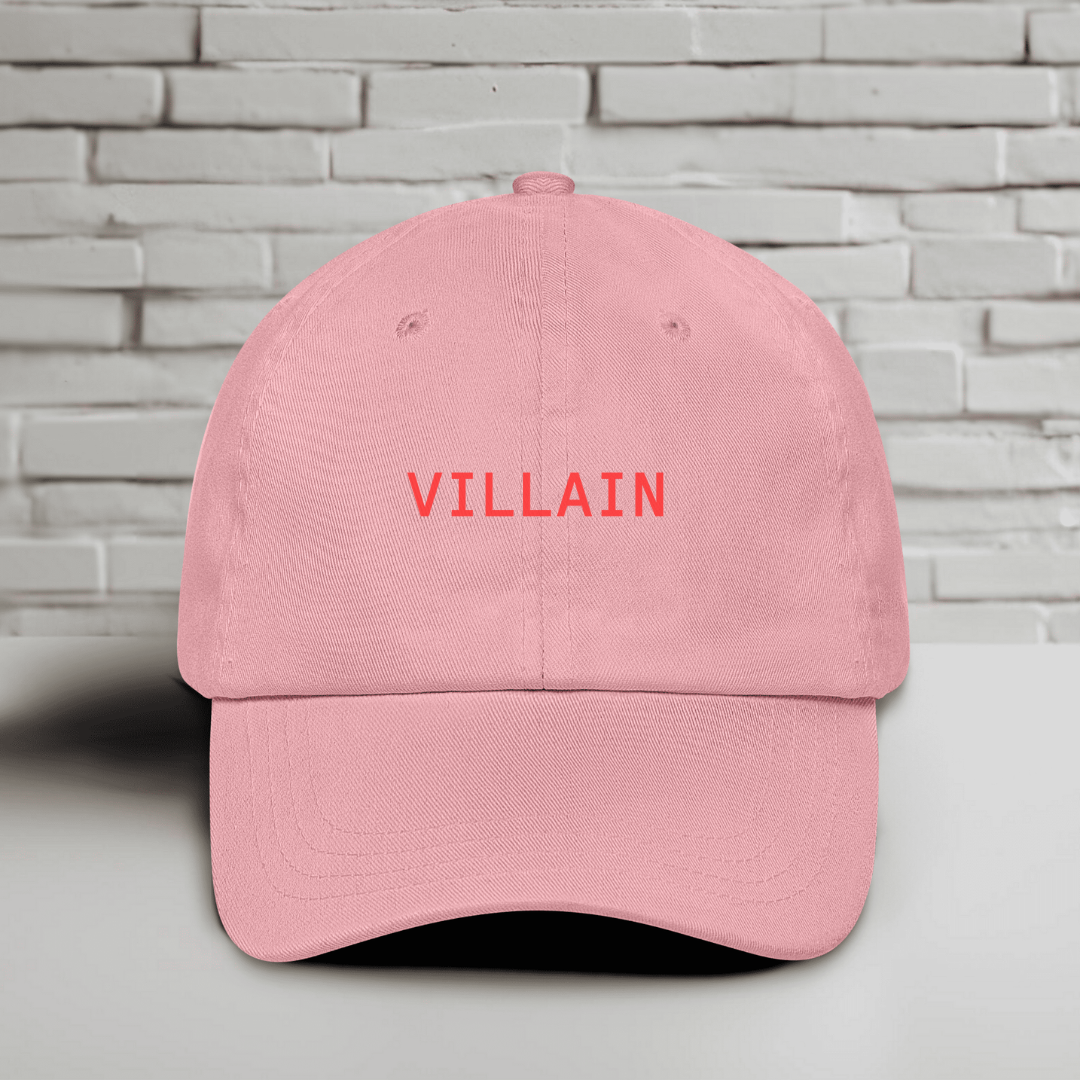 Villain Embroidered Baseball Cap