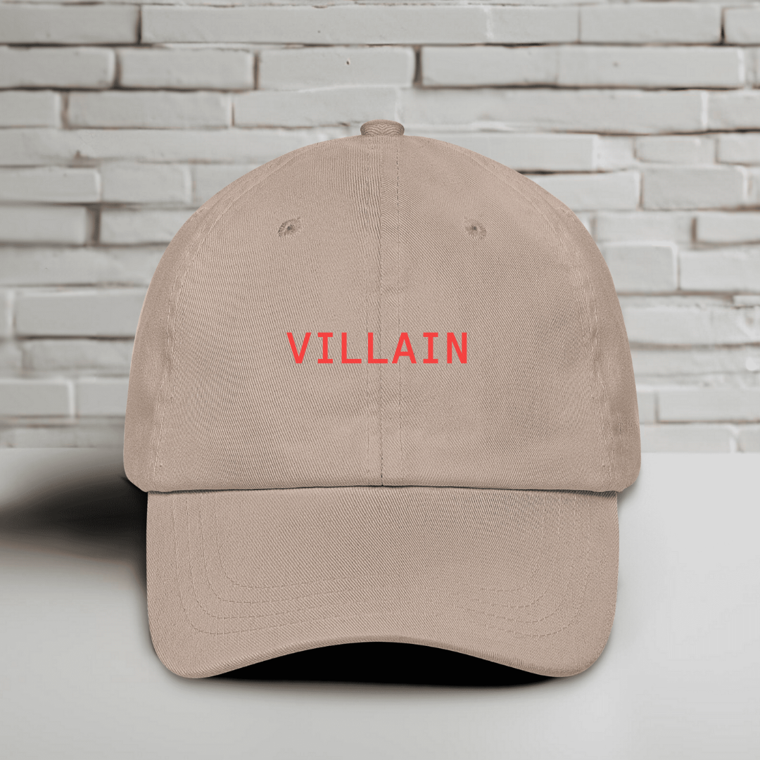 Villain Embroidered Baseball Cap