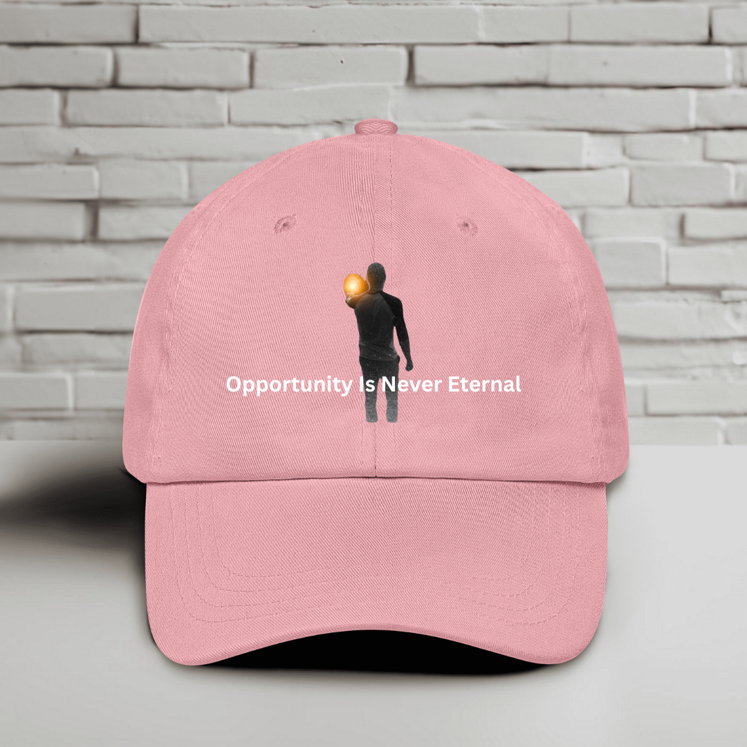 Opportunity Is Never Eternal 2 Embroidered Baseball Cap